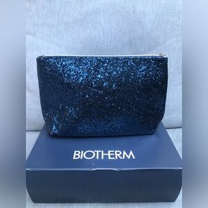 Biotherm Glitter Cosmetic Pouch + free sample